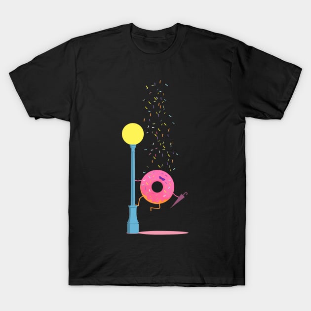 Singing Donut T-Shirt by Clown